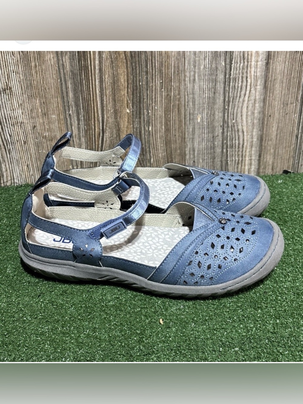 JBU Women's Blue Mary Jane’s